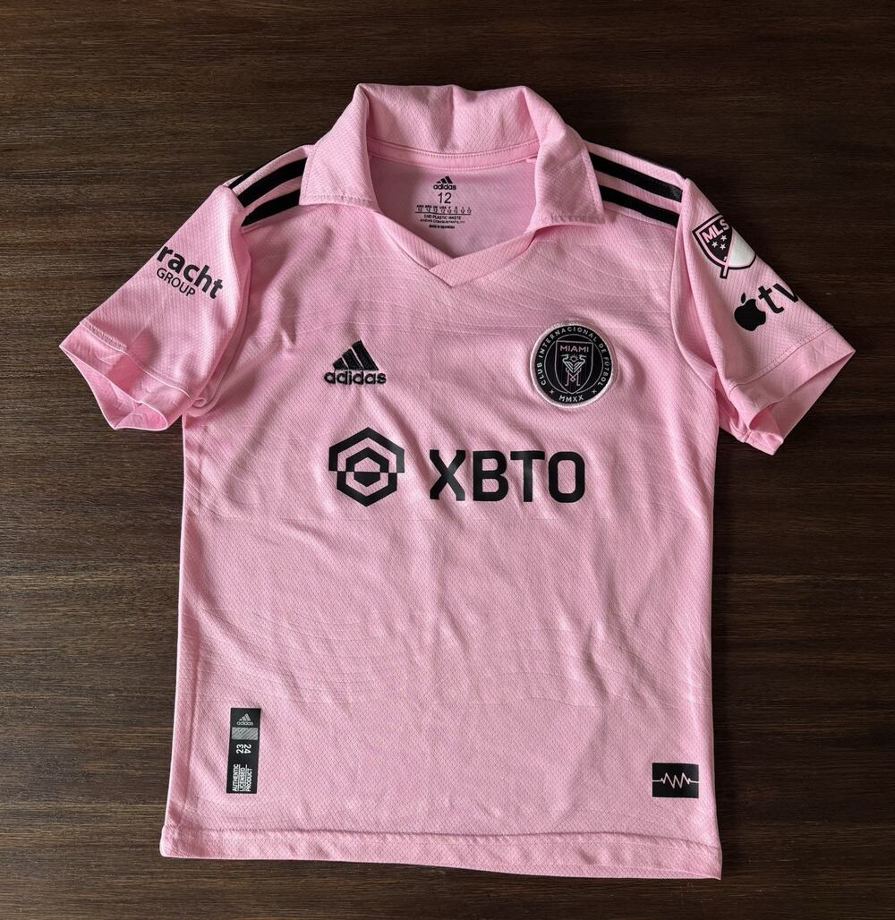 Adidas Lionel MESSI Inter Miami 2023-24 Home Player Jersey Youth L 12 Years Old